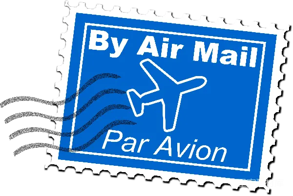 元素素材 航空邮票