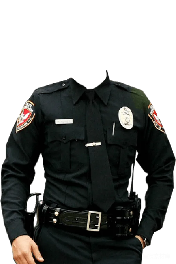 元素素材 警服制服展示