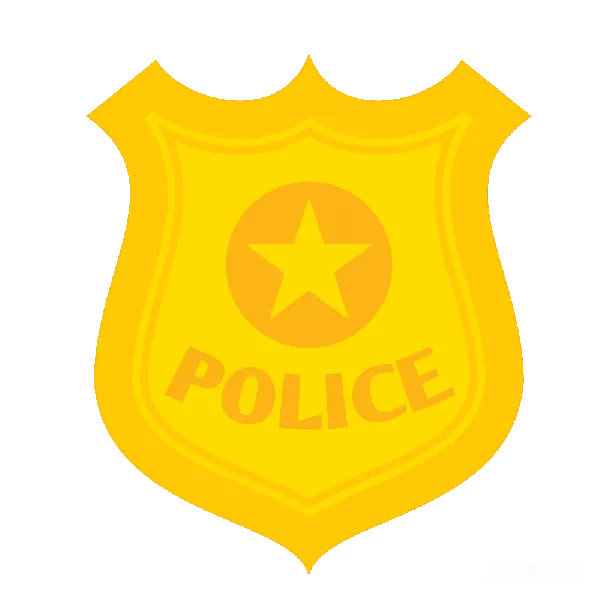 元素素材 警察徽章