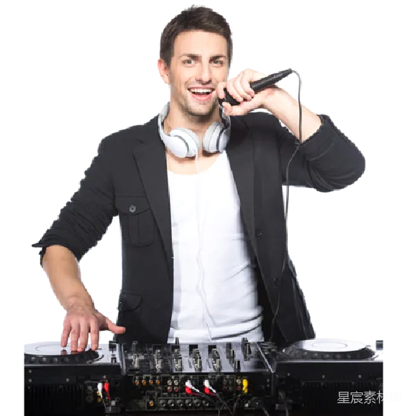 元素素材 DJ在舞台上表演