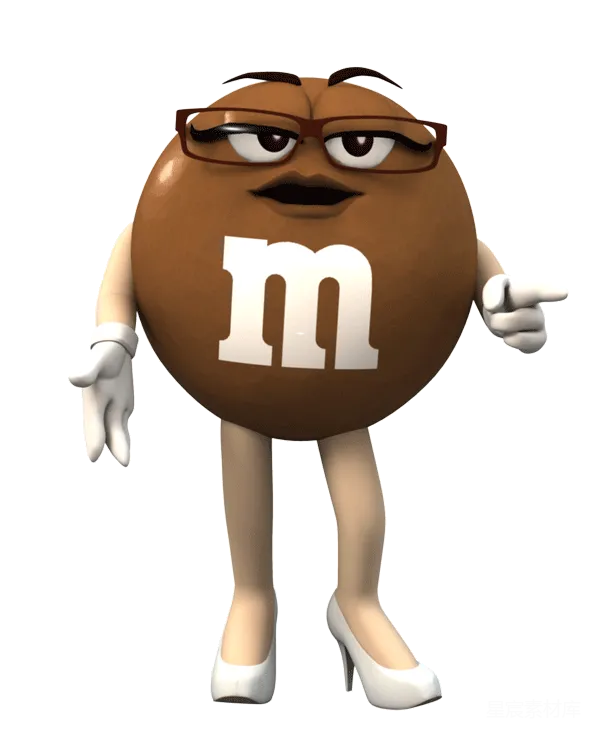 元素素材 M&M's角色插画