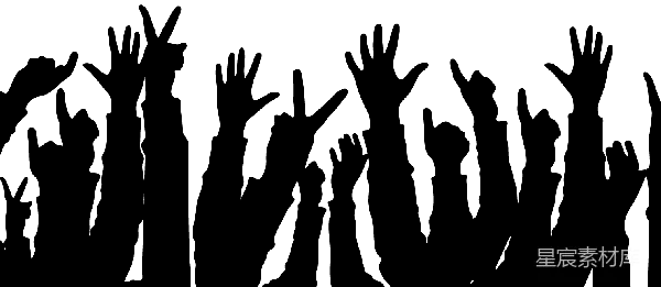 元素素材 全黑背景的艺术抽象图