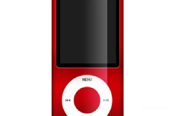 元素素材 红色复古MP3播放器