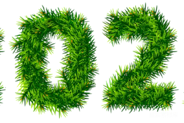 元素素材 2021松枝数字艺术