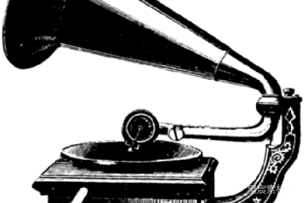 元素素材 留声机
