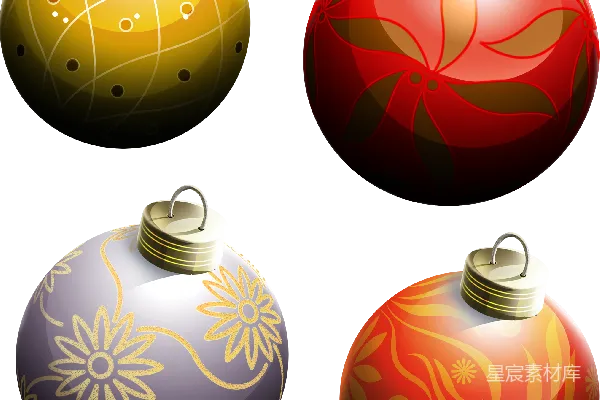 元素素材 节日装饰球