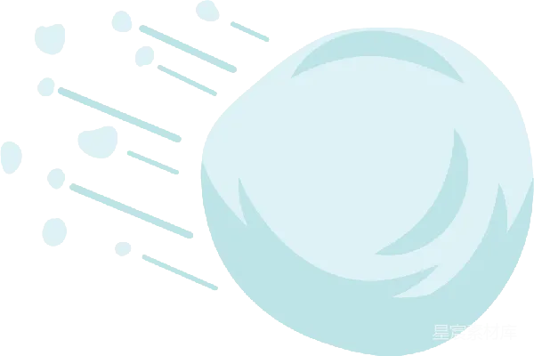 元素素材 雪球