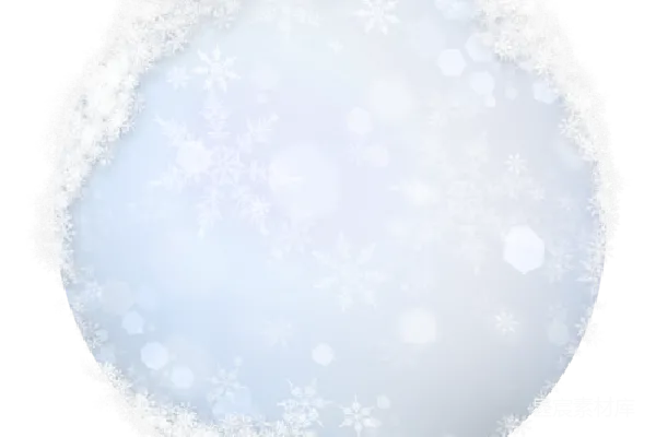元素素材 雪球