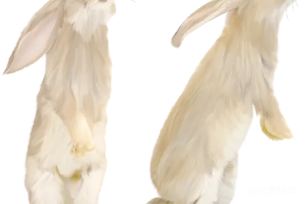 元素素材 兔子