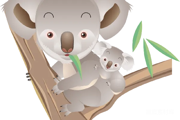 元素素材 考拉