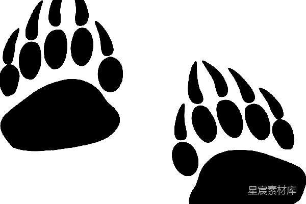 元素素材 爪子