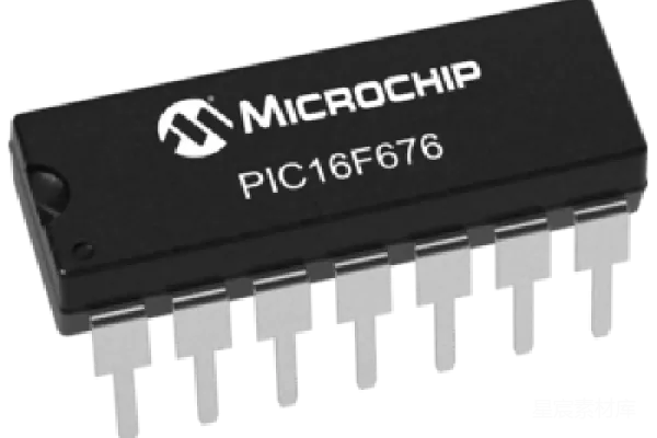 元素素材 Microchip PIC16F676微控制器