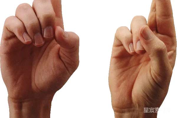 元素素材 竖起大拇指的手势