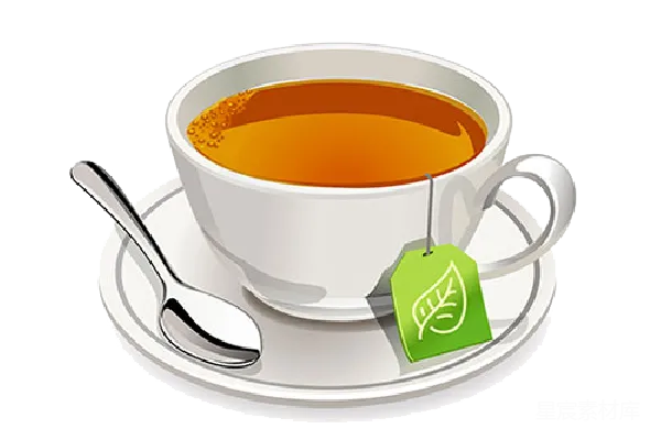 元素素材 热饮茶杯插图