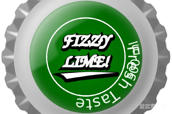 元素素材 Fizzy Lime! Bottle Cap
