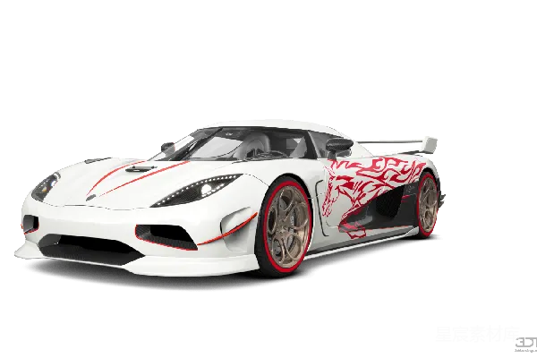 元素素材 高性能赛车：Koenigsegg Agera RS