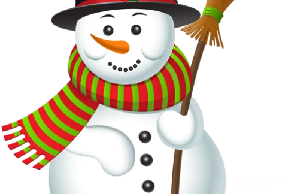 元素素材 雪人