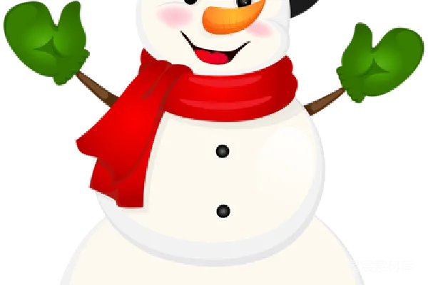 元素素材 雪人