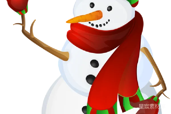 元素素材 雪人