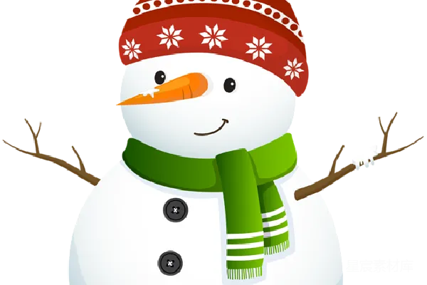元素素材 雪人