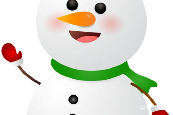 元素素材 卡通雪人