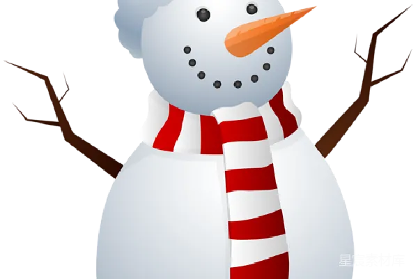 元素素材 雪人