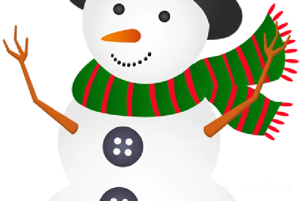 元素素材 雪人