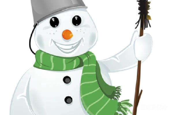元素素材 雪人
