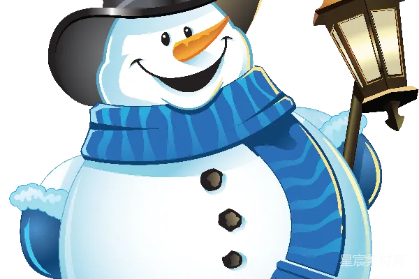 元素素材 雪人