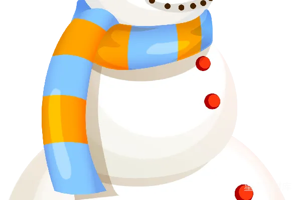 元素素材 雪人