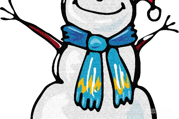 元素素材 雪人