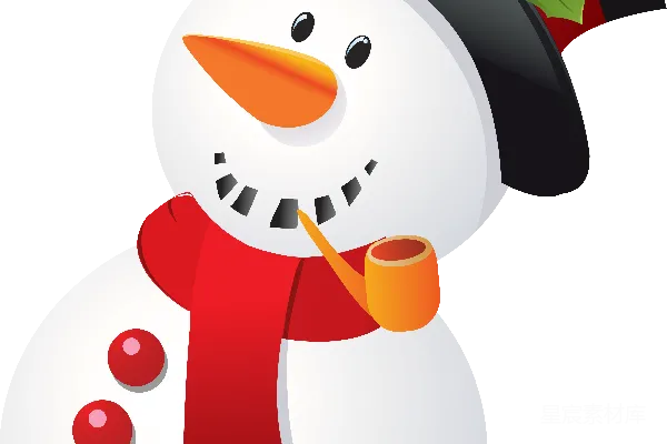 元素素材 雪人