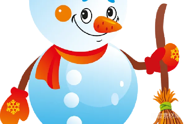 元素素材 雪人