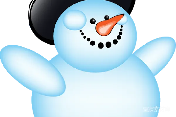 元素素材 雪人
