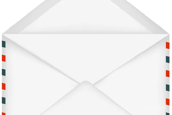 元素素材 彩色边框的信封插图