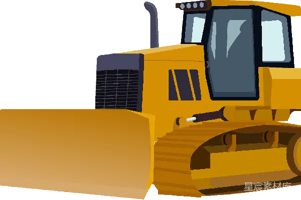 元素素材 Bulldozer