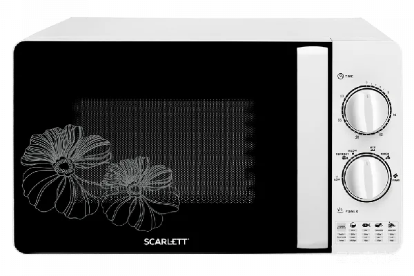 元素素材 带有花卉图案的SCARLETT微波炉