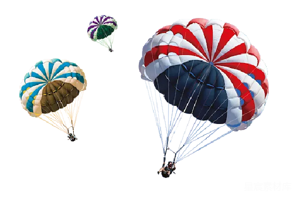 元素素材 parachute