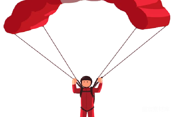 元素素材 parachute