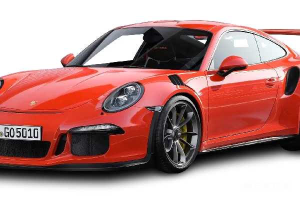 元素素材 保时捷911 GT3 RS跑车