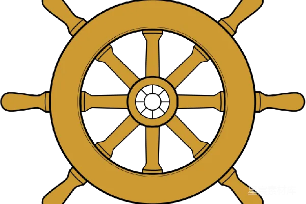 元素素材 船舵