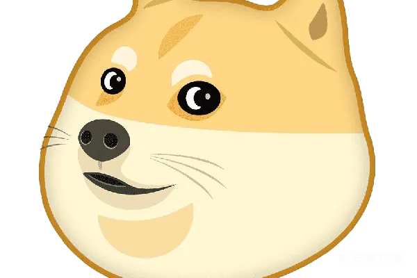 元素素材 可爱的柴犬表情包