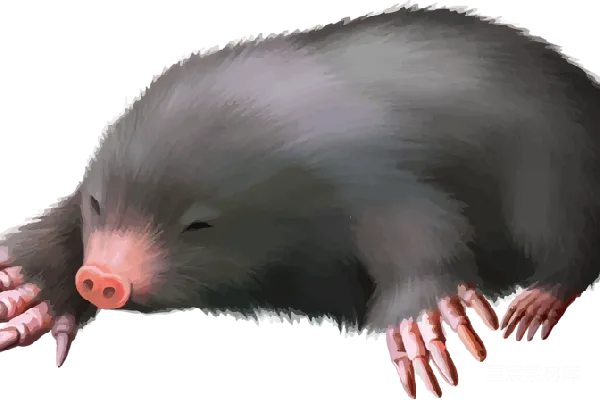 元素素材 鼹鼠