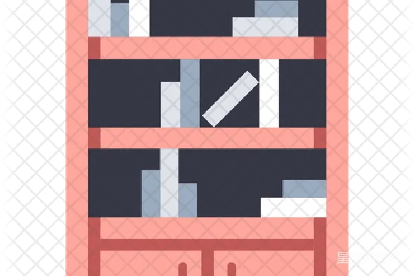 元素素材 书架