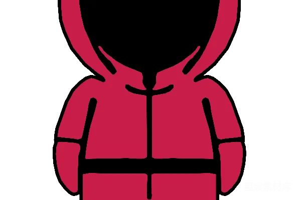 元素素材 红色宇航服卡通插图