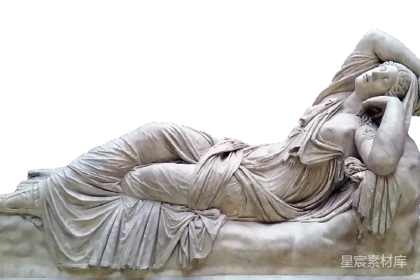 元素素材 安眠的美狄亚雕像