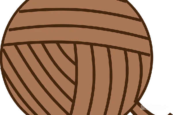 元素素材 线球插图