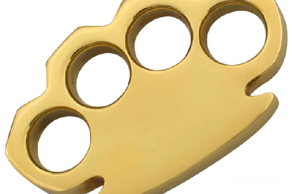 元素素材 金属抛光的金色拳击手环