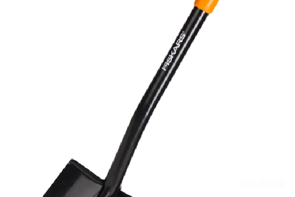 元素素材 Fiskars 黑色铲子