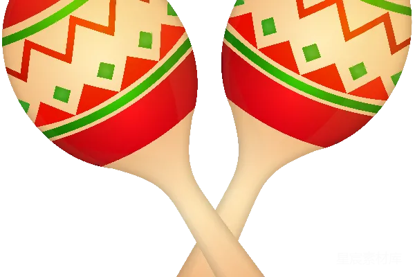 元素素材 墨西哥手摇铃
